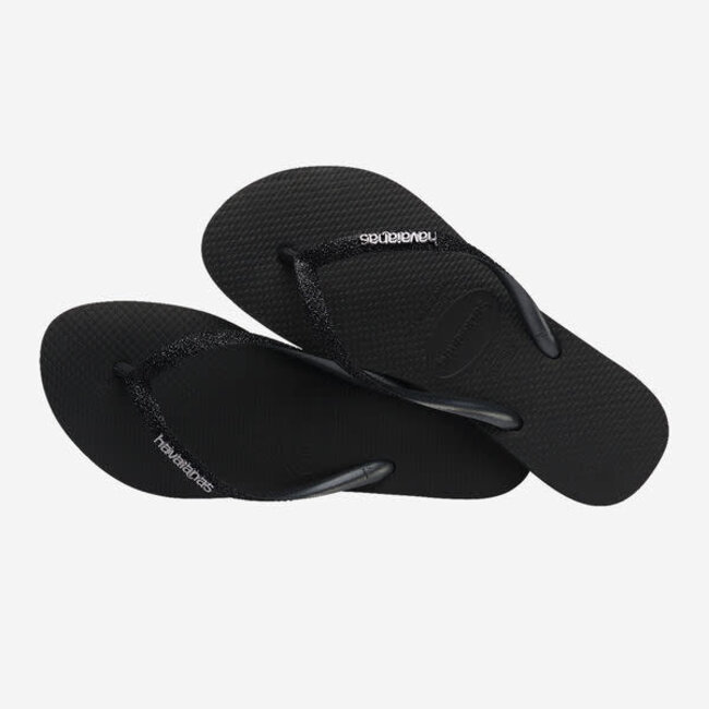 Havaianas SLIM GLITTER II BLACK/BLACK
