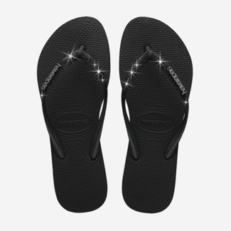 Havaianas SLIM GLITTER II BLACK/BLACK