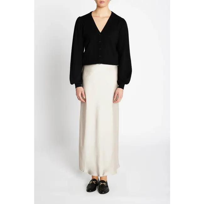 Bruuns Bazaar ACACIABBJOANELLE SKIRT SILVER CLOUD