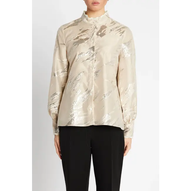 Bruuns Bazaar PLANTAGOBBCHARLOTTA SHIRT LIGHT GOLD
