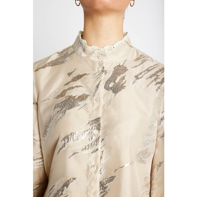 Bruuns Bazaar PLANTAGOBBCHARLOTTA SHIRT LIGHT GOLD
