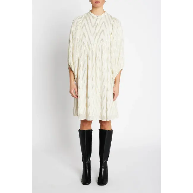 Bruuns Bazaar COLLARDBBSARINA DRESS KIT W. METALLIC