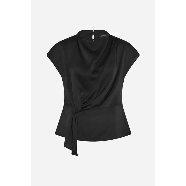 Bruuns Bazaar ACACIABBTINJA BLOUSE BLACK