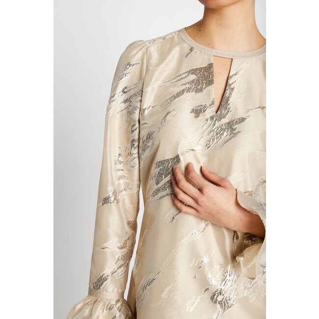 Bruuns Bazaar PLANTAGOBBTHENI DRESS LIGHT GOLD