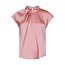 Neo Noir FLEUR DRAPY SATIN BLOUSE LIGHT PINK