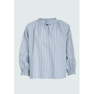 Minus MSRINEA BLOUSE ICE BLUE STRIPE