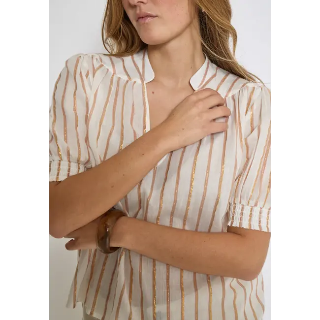 Minus MSALEKA BLOUSE CLOUD DANCER