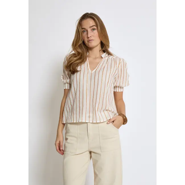 Minus MSALEKA BLOUSE CLOUD DANCER