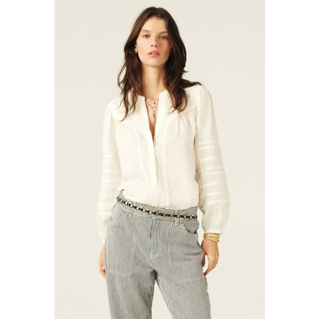 Ba&sh CHEMISE YILLA ECRU