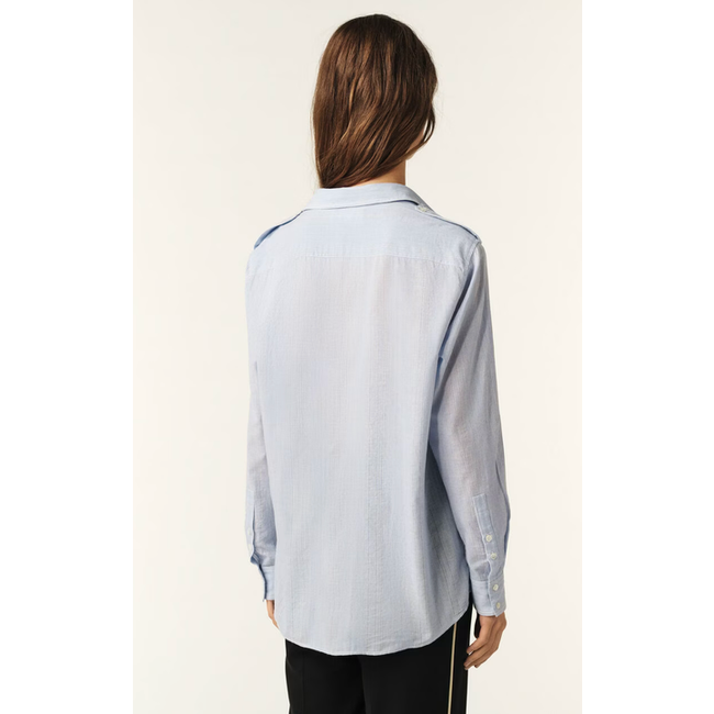 Ba&sh CHEMISE PALANI BLEUCIEL