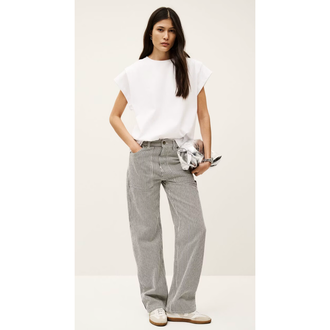 Ba&sh T-SHIRT PIO BLANC