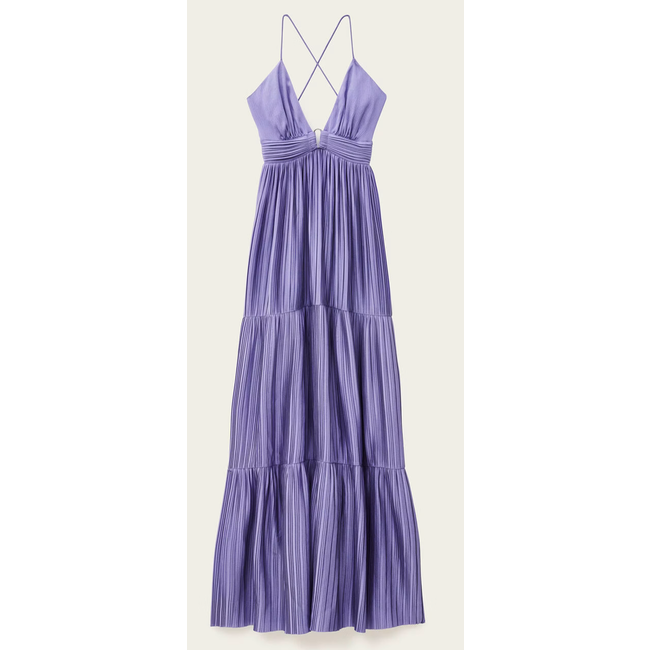 Ba&sh ROBE WASTA VIOLET