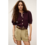 Ba&sh CARDIGAN GARANCE PRUNE