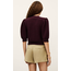 Ba&sh CARDIGAN GARANCE PRUNE