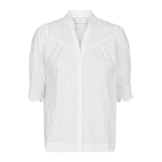 Neo Noir DIANA B DOBBY BLOUSE WHITE