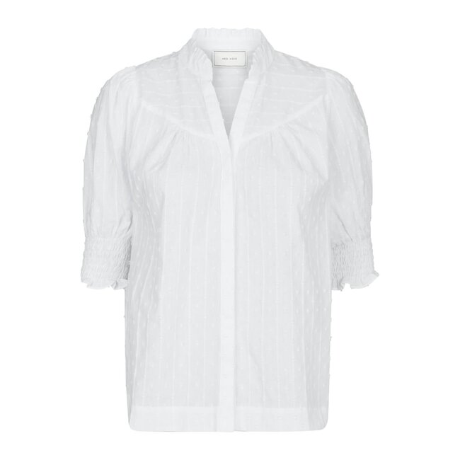 Neo Noir DIANA B DOBBY BLOUSE WHITE
