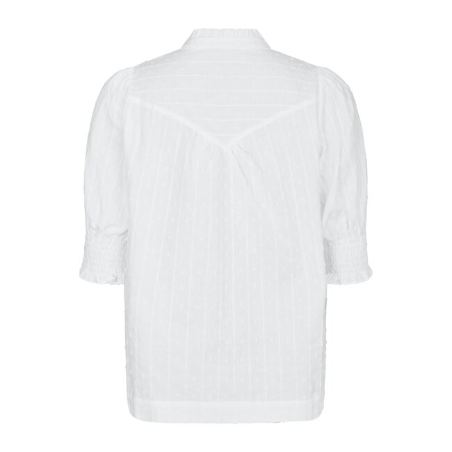 Neo Noir DIANA B DOBBY BLOUSE WHITE