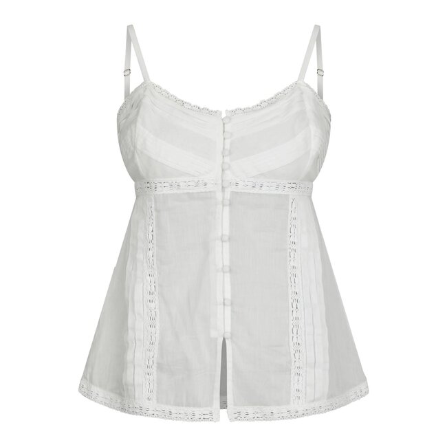 Neo Noir NIMISSA S VOILE TOP WHITE