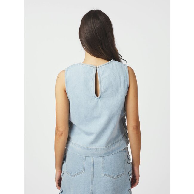 Neo Noir SVETLANA BRAID TOP BLUE