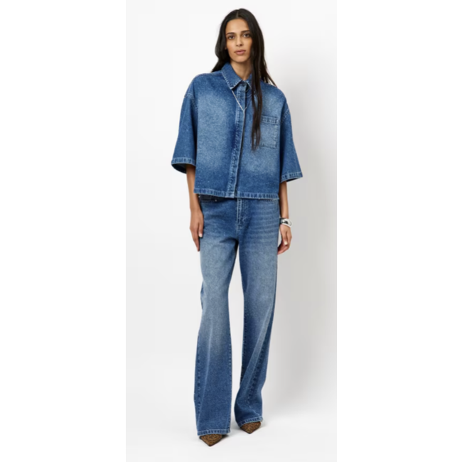 Dante 6 DAISY RHINESTONE DENIM SHIRT 4700