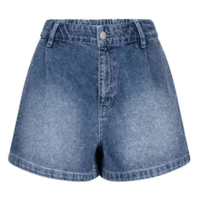 Dante 6 FLYNN RHINESTONE DENIM SHORTS 4700