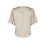 Neo Noir CASADIA HEAVY SATEEN BLOUSE CHAMPAGNE