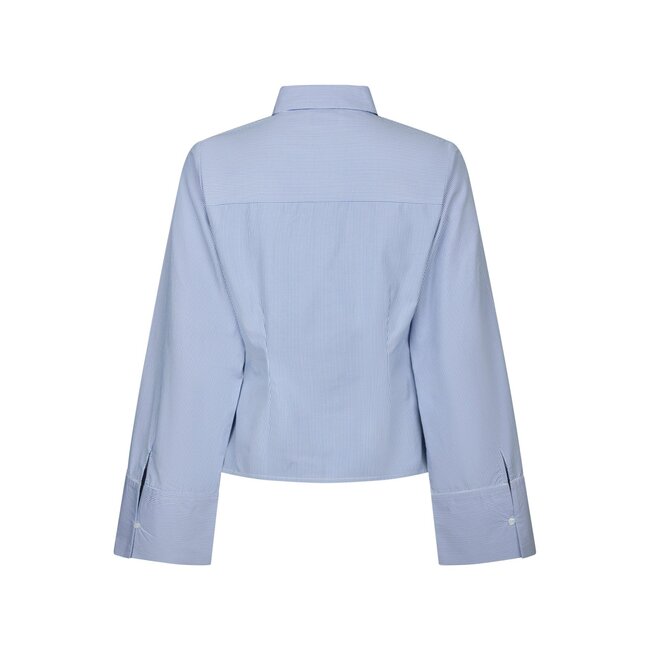 Neo Noir ROSA MINI STRIPE SHIRT BLUE