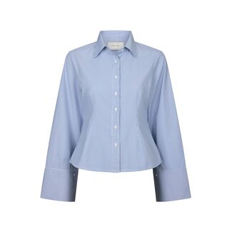 Neo Noir ROSA MINI STRIPE SHIRT BLUE