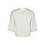 Neo Noir LIORA HEAVY SATEEN BLOUSE PEARL