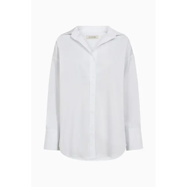 Pieszak PD-NYLA POPLIN SHIRT OPTICAL WHITE