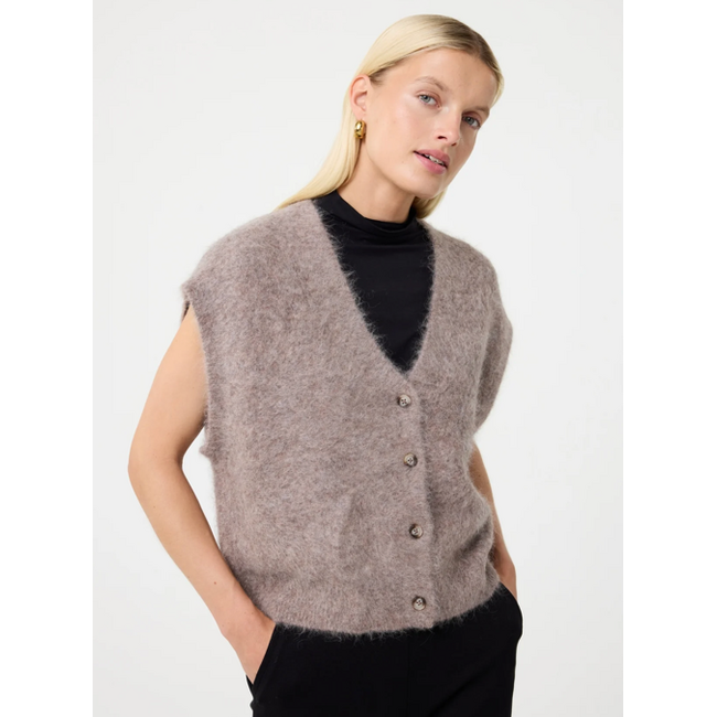 KNIT-TED CONSTANZE CARDIGAN MOCCA