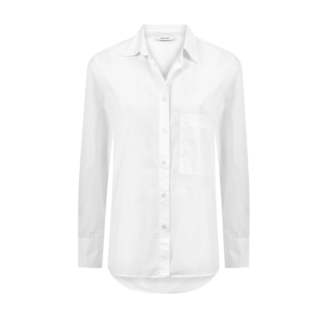 KNIT-TED LIES BLOUSE WHITE