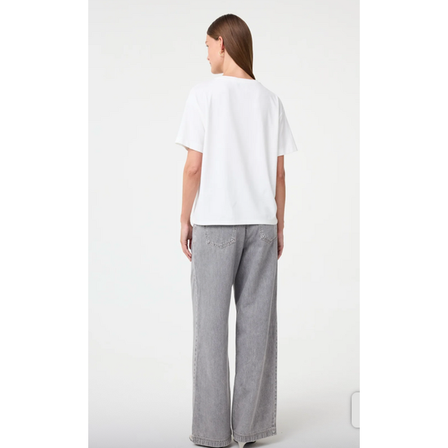 KNIT-TED HAZEL TEE OFF WHITE