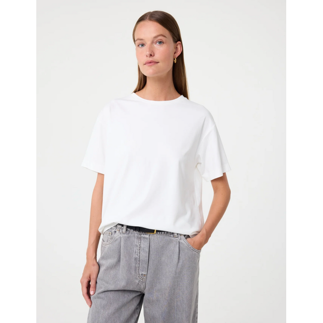 KNIT-TED HAZEL TEE OFF WHITE