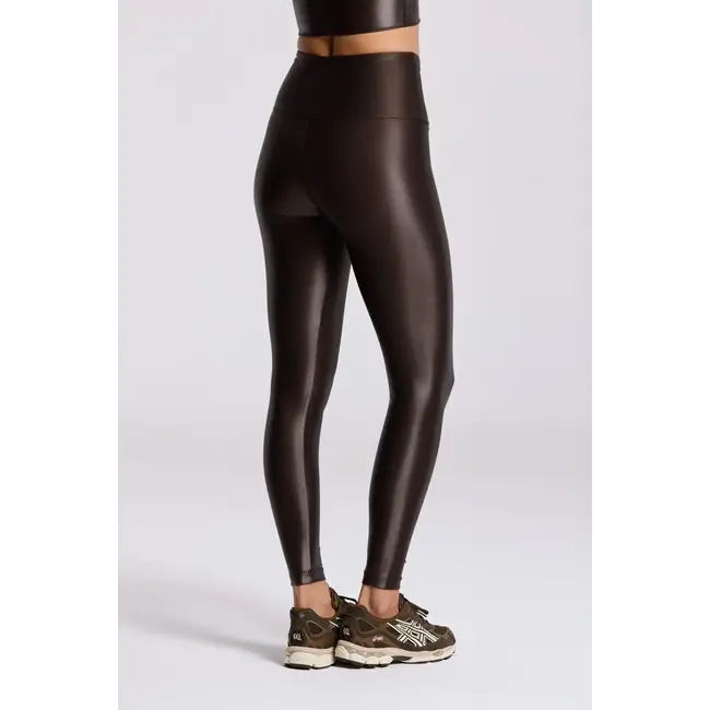 Deblon Sports SHINE LEGGINGS HIGH WAISTBAND CACAO