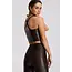 Deblon Sports SHINE LEGGINGS HIGH WAISTBAND CACAO