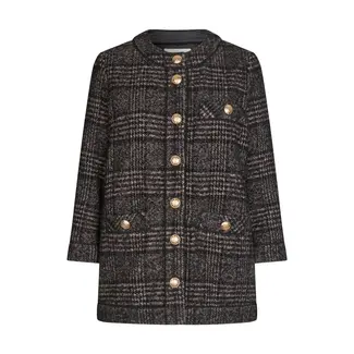 Dea Kudibal AISHA JACKET BLACK CHECK