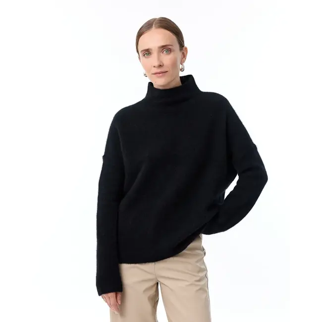 KNIT-TED KIM PULLOVER BLACK