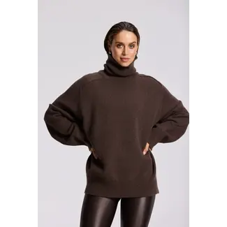 Deblon Sports JULIETTE TURTLENECK PULLOVER CACAO MEL.