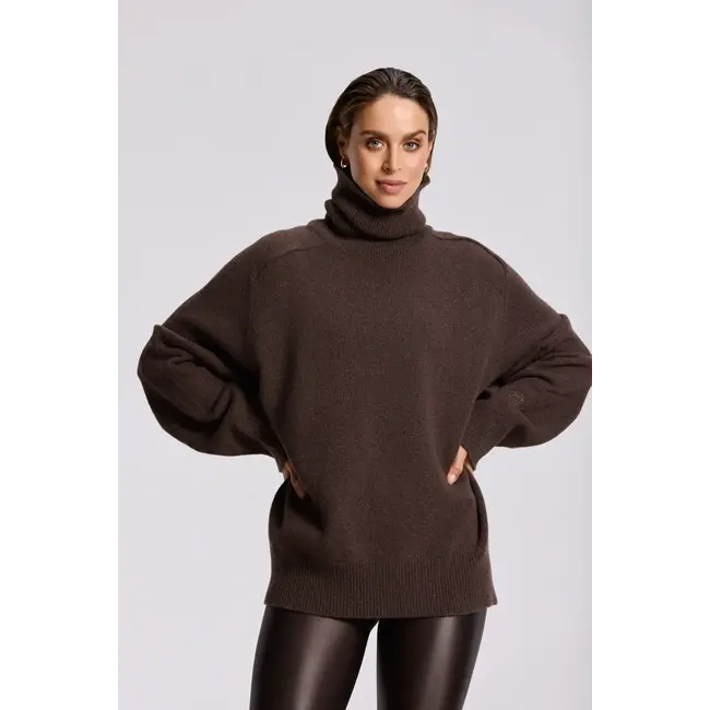 Deblon Sports JULIETTE TURTLENECK PULLOVER CACAO MEL.