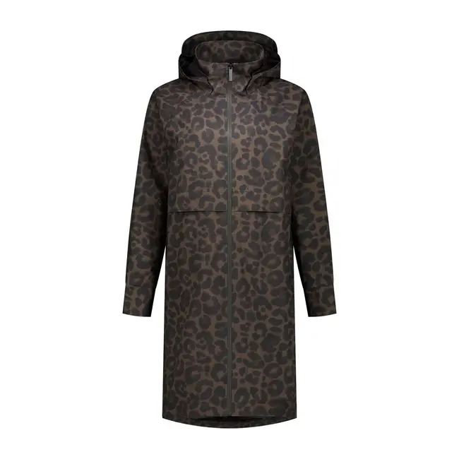 Deblon Sports ROMY RAINCOAT LEOPARD CACAO