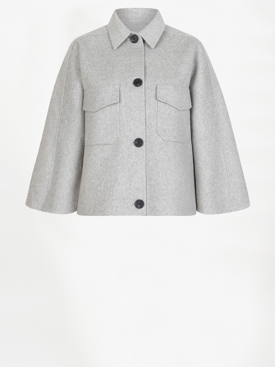 BLINX WOOL CAPE JACKET 9289 - The Closet
