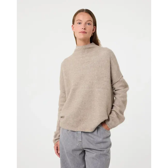 KNIT-TED KIM PULLOVER SAND