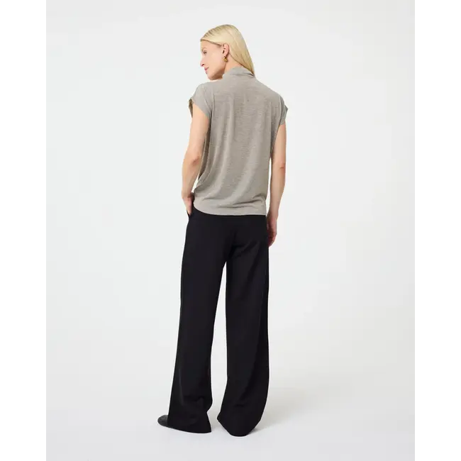 KNIT-TED FLORE PANTS BLACK