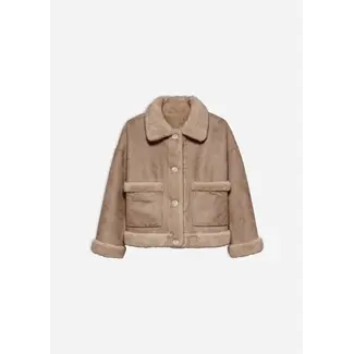 Studio AR FAJE FAUX MINK CAMEL