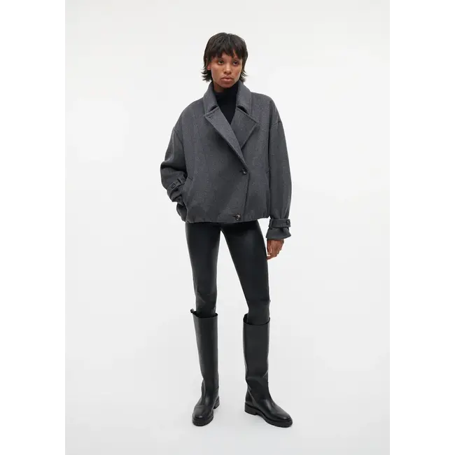 Studio AR SILAS WOOL BLEND GREY MEL.