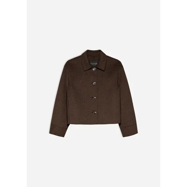 Studio AR NICOLINA WOOL BLEND CHOCO MEL