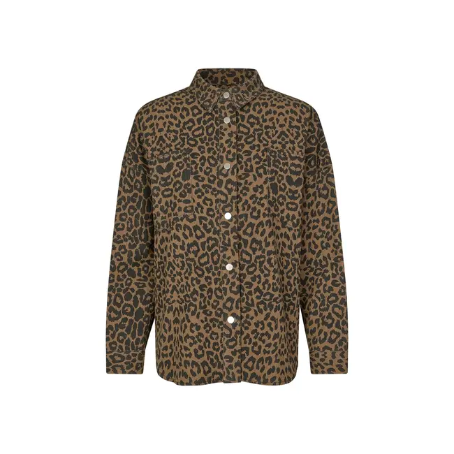 Lollys Laundry VEIDA SHIRT LS LEOPARD PRINT