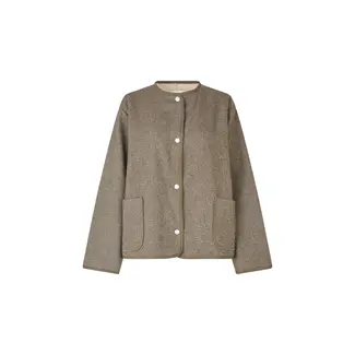 Lollys Laundry YARRA JACKET LS DARK MOKKA
