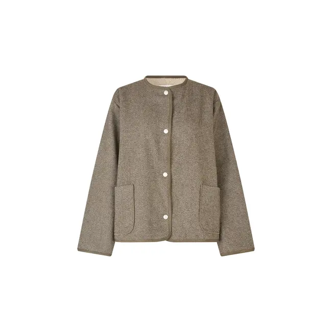 Lollys Laundry YARRA JACKET LS DARK MOKKA